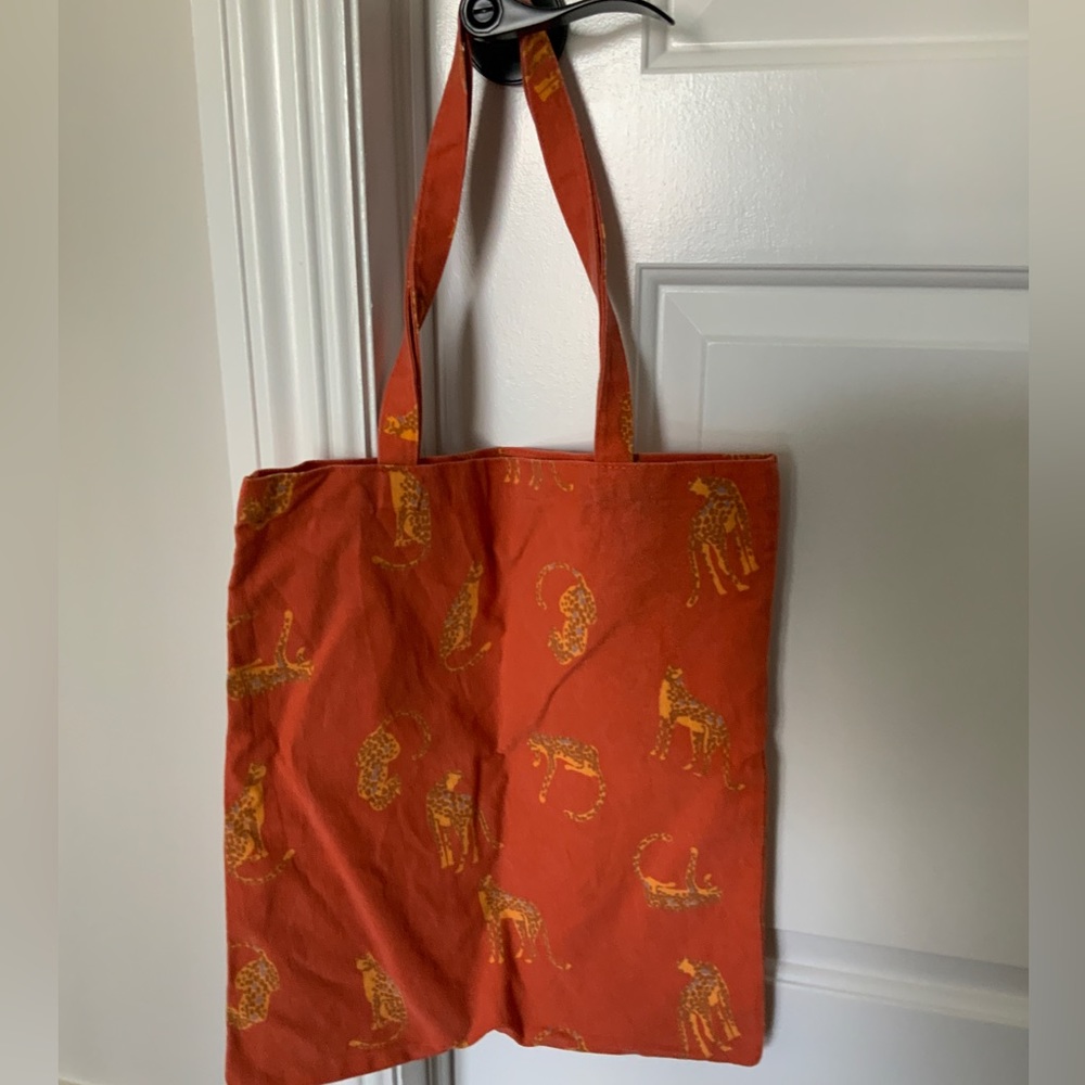 Linen Animal Print Bag
